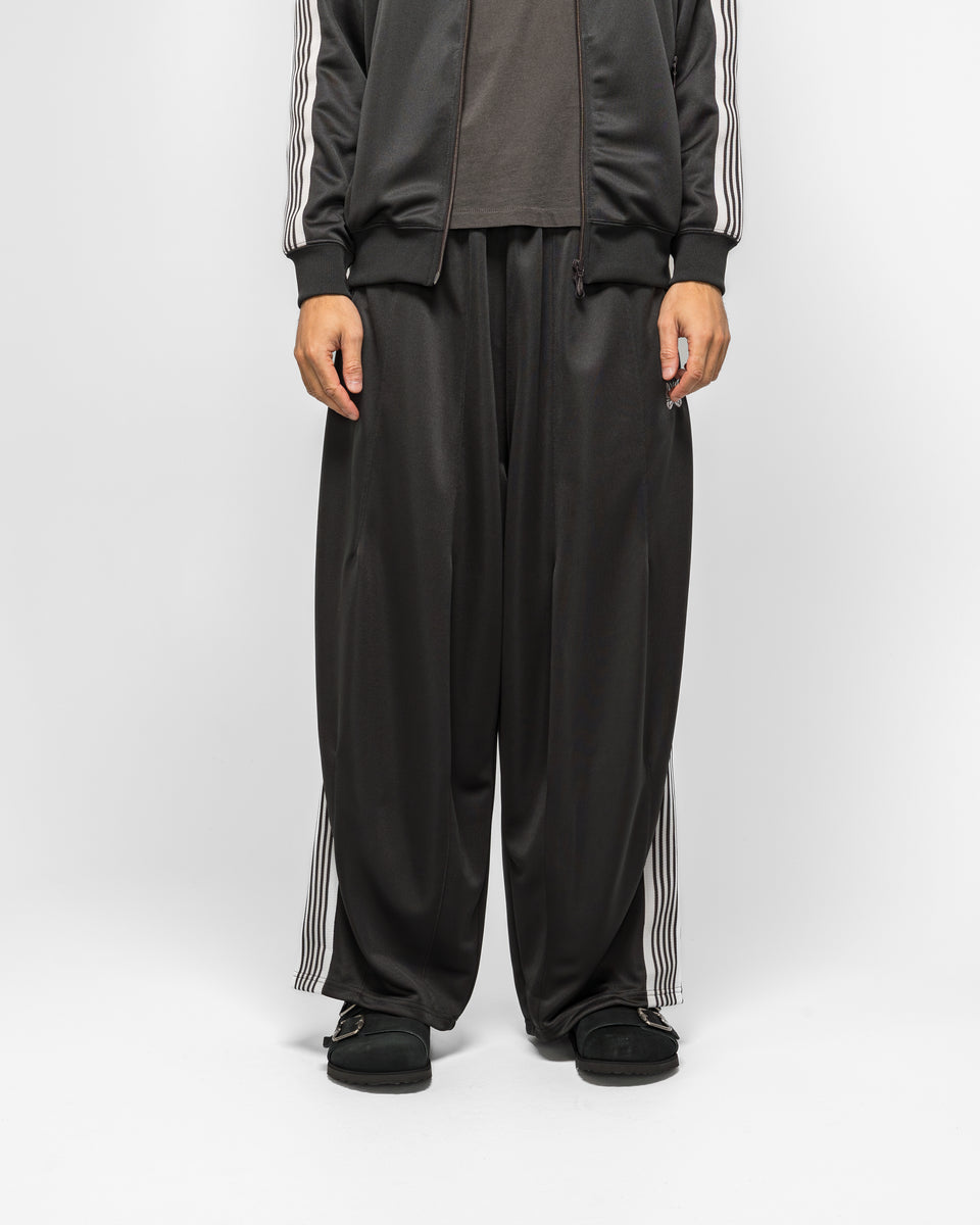 Needles「H.D. Track Pant - Poly Smooth」 Needles - H.D. Track Pant - Charcoal Poly Smooth | UP THERE