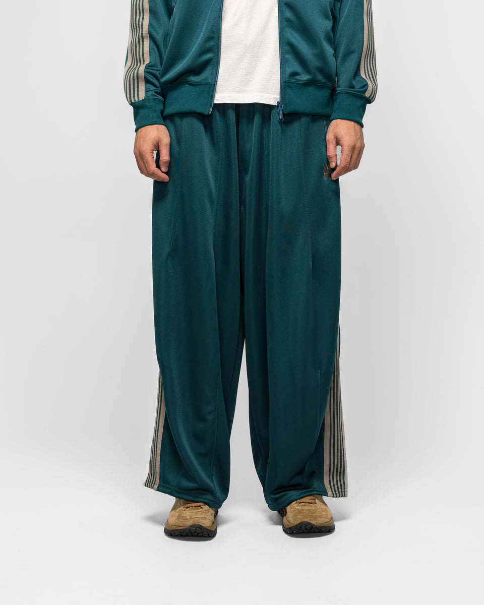 Needles - H.D. Track Pant - Green Poly Smooth | UP THERE