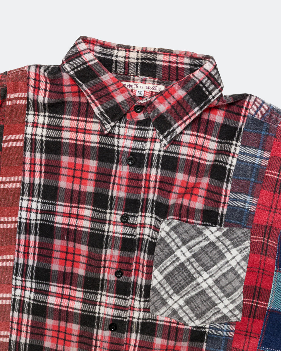 Needles - Rebuild Flannel 7 Cuts Shirt SS26 - X-Large #3 | UP THERE