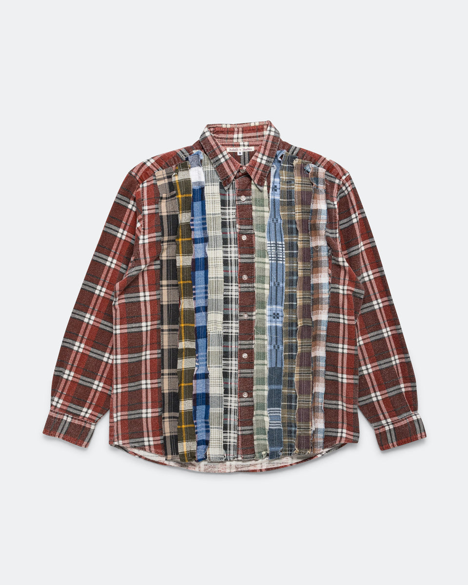 Needles - Rebuild Flannel Ribbon Shirt SS26 - Medium #6 | UP THERE