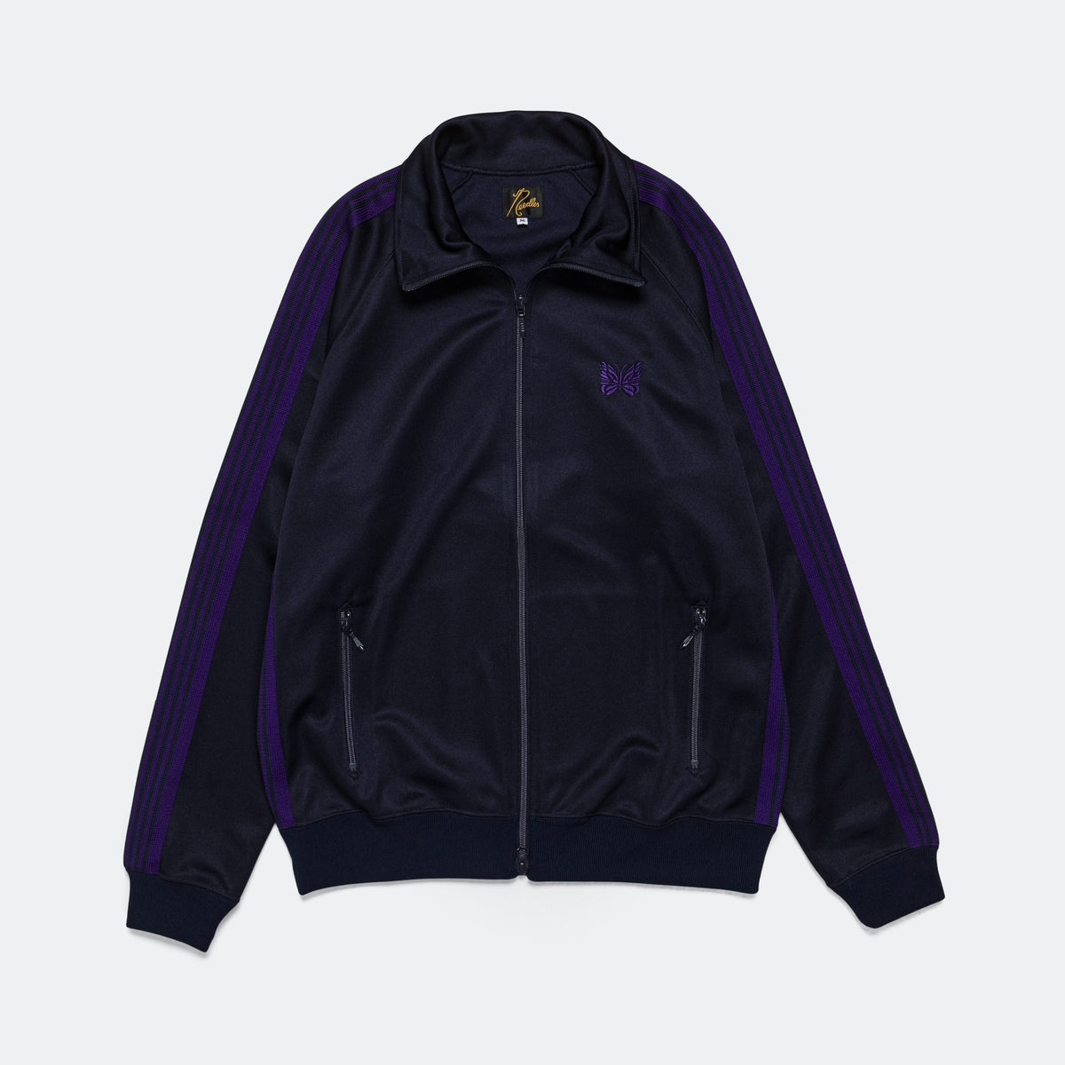 Needles Track Jacket - Navy Poly Smooth | UP THERE