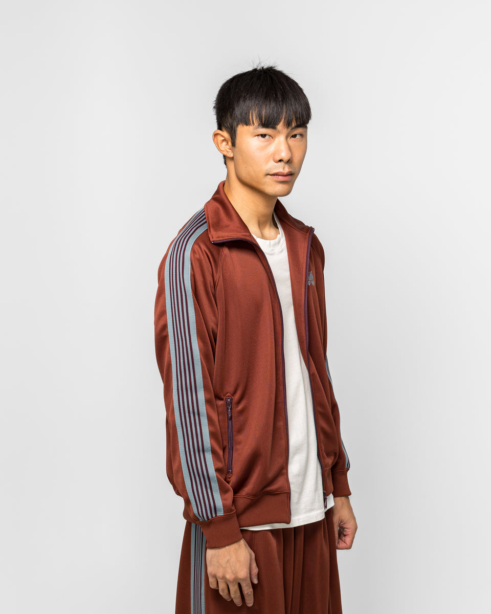 Needles - Track Jacket - Rust Poly Smooth | UP THERE