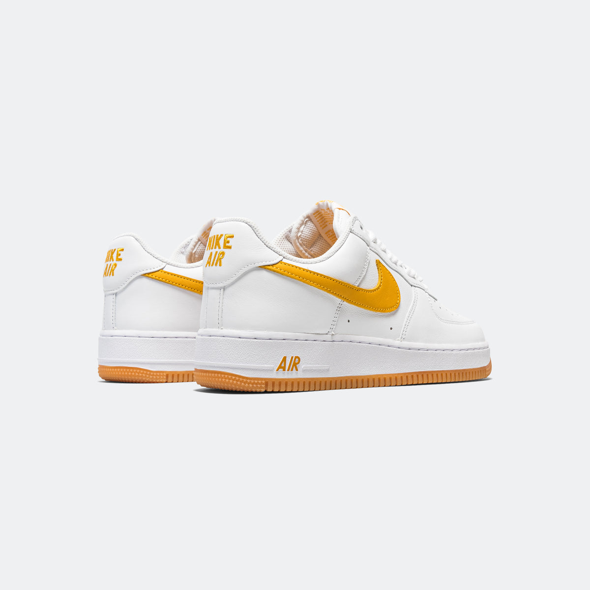 Nike Air Force 1 Low â€œTaxiâ€ Basketball Shoe Black/University Gold-White  (11) 
