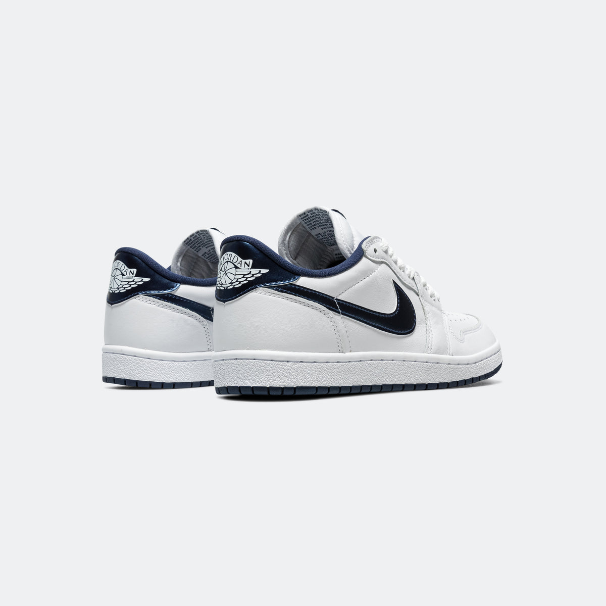 Air Jordan 1 Low 85 White Metallic Navy