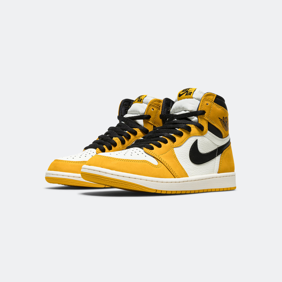 Aj1 best sale yellow black