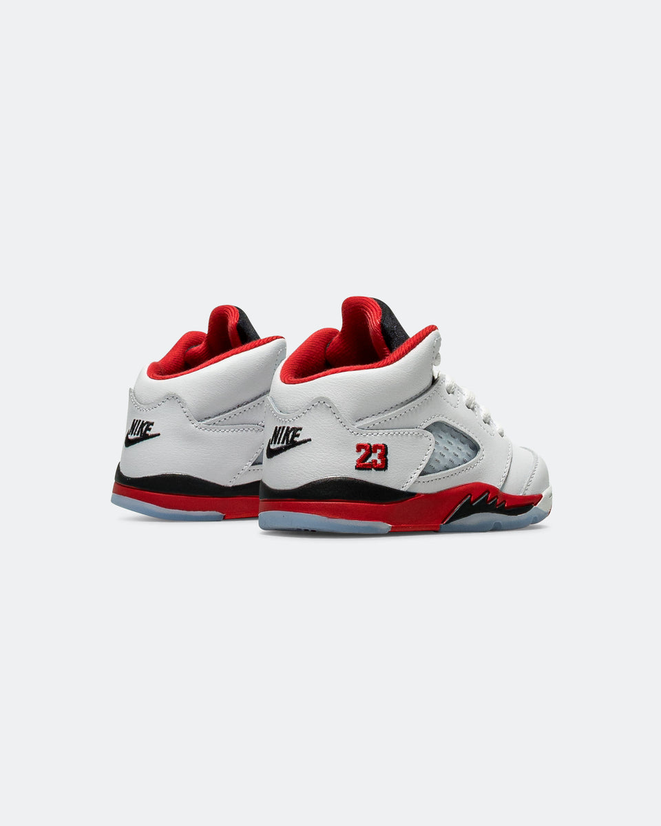 Air Jordan Retro (TD) White/Fire Red-Black UP THERE