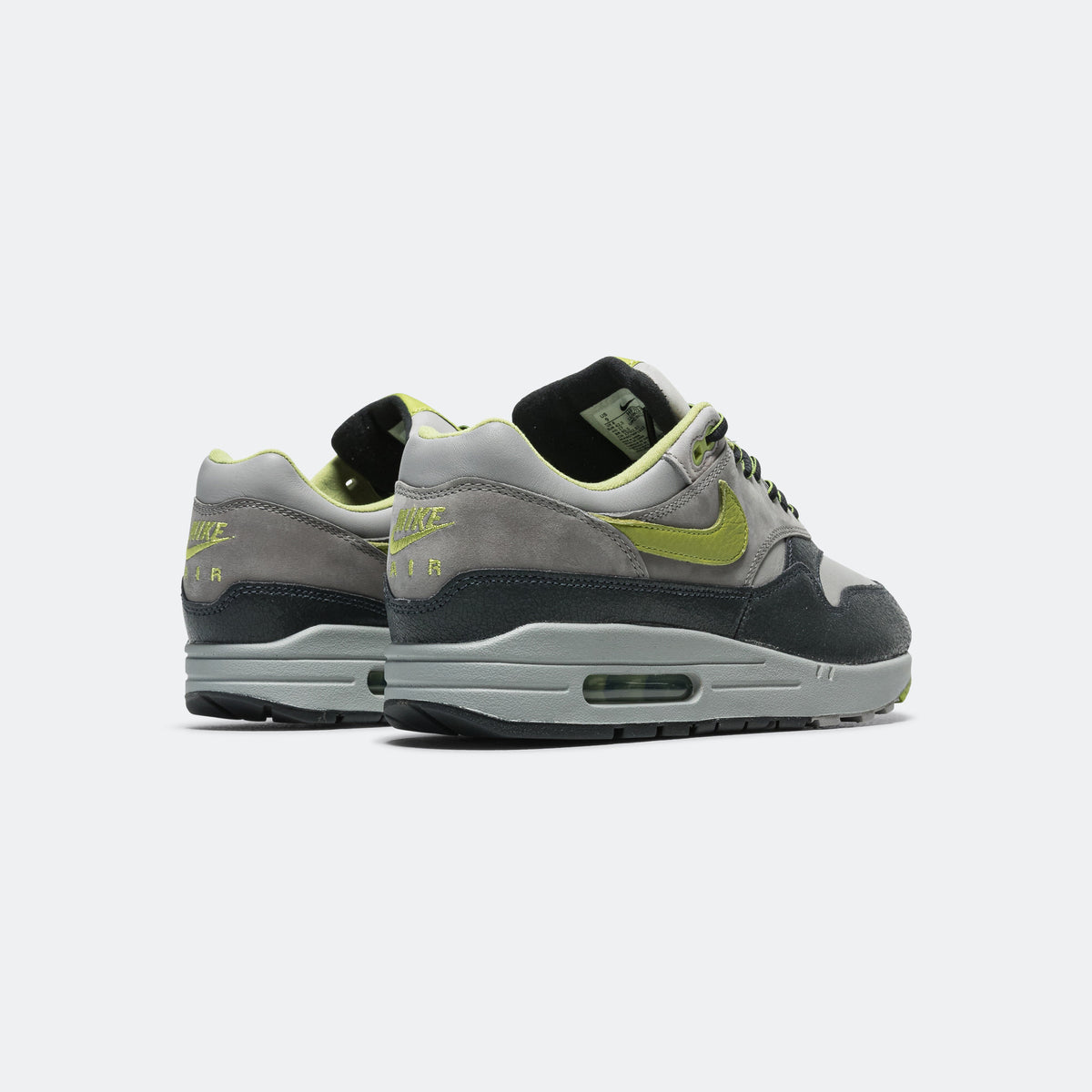 nike air max 1 green grey