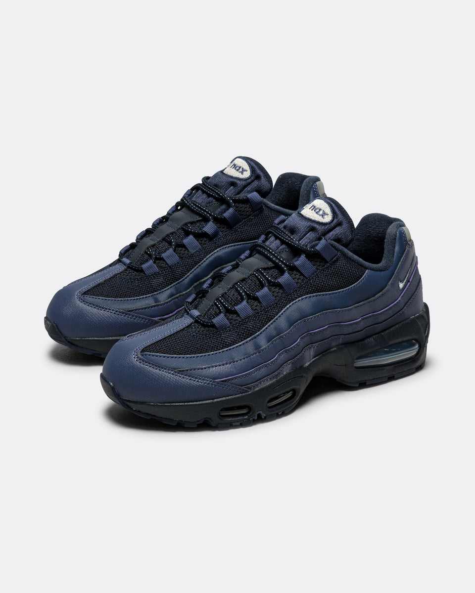 Mens Navy Blue Air Max 95 Air Max 95 OG Sanded Purple/Wolf Grey