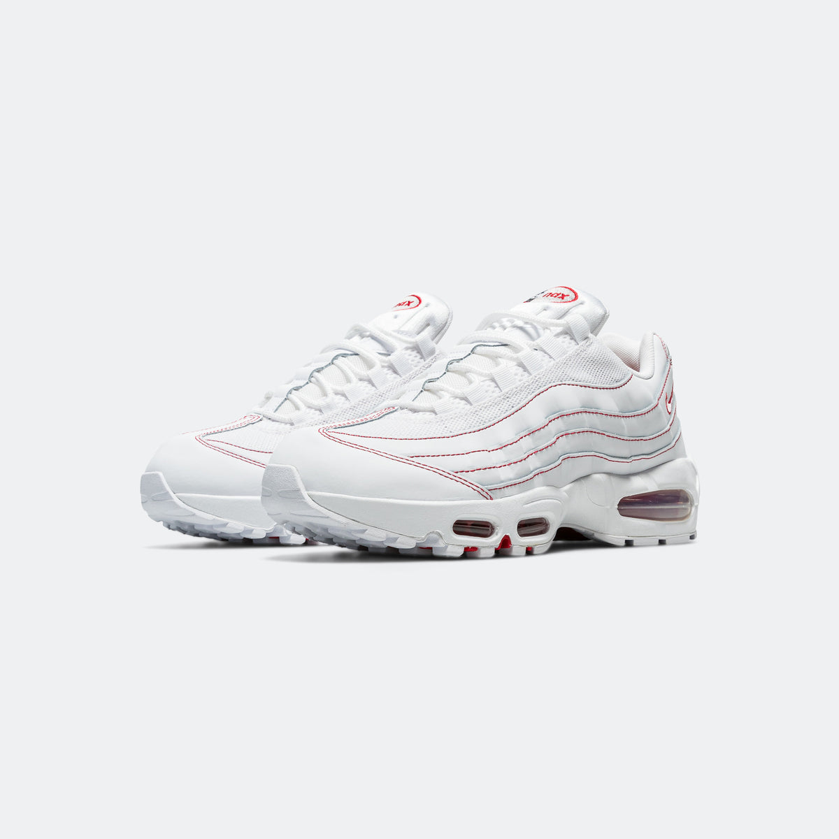 Air Max 95 OG White/University Red-Wolf Grey UP THERE
