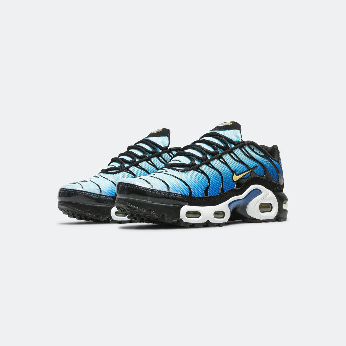 Air Max Plus (GS) Black/Chamois-Sky Blue-Hyper Blue UP THERE