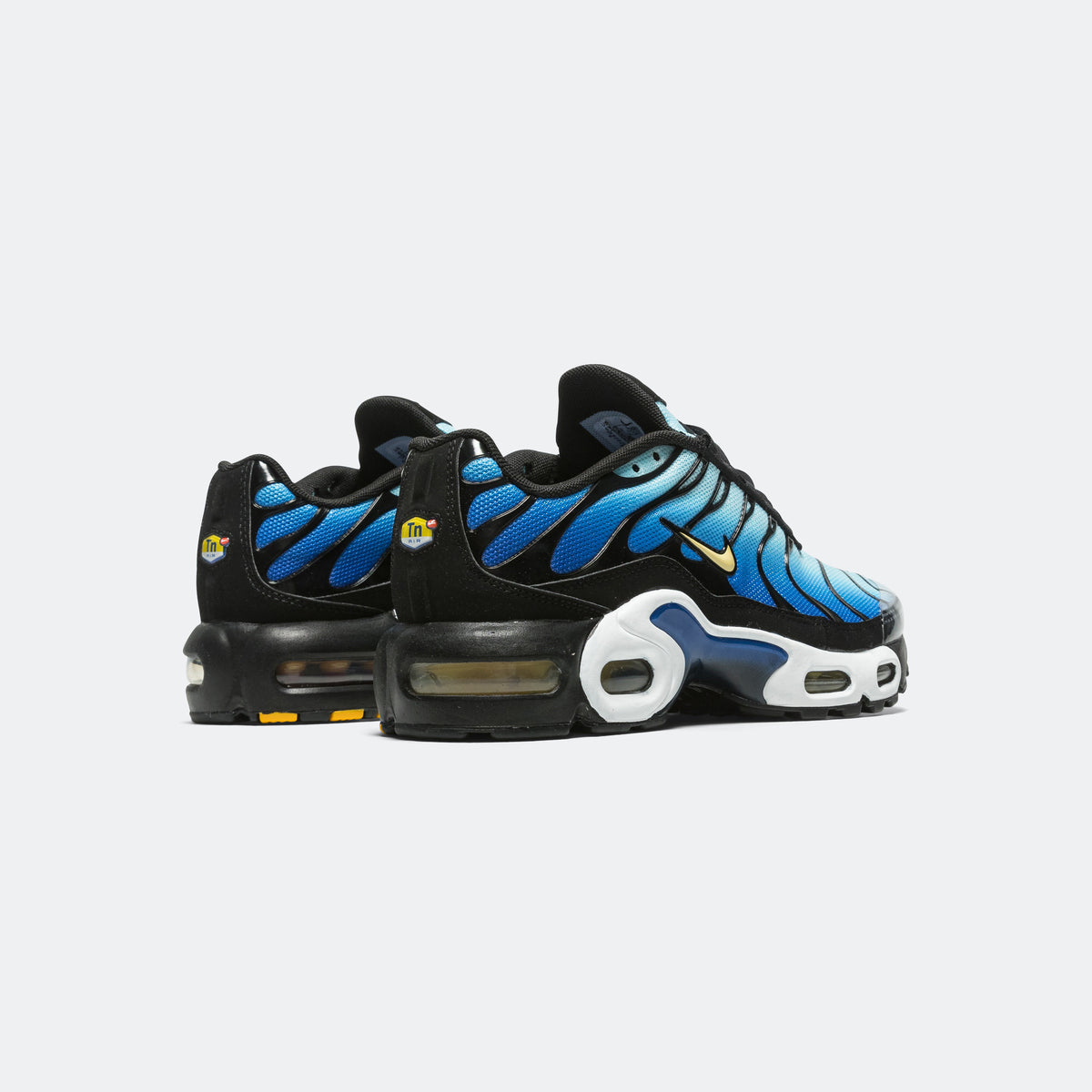 Air Max Plus (GS) Black/Chamois-Sky Blue-Hyper Blue UP THERE