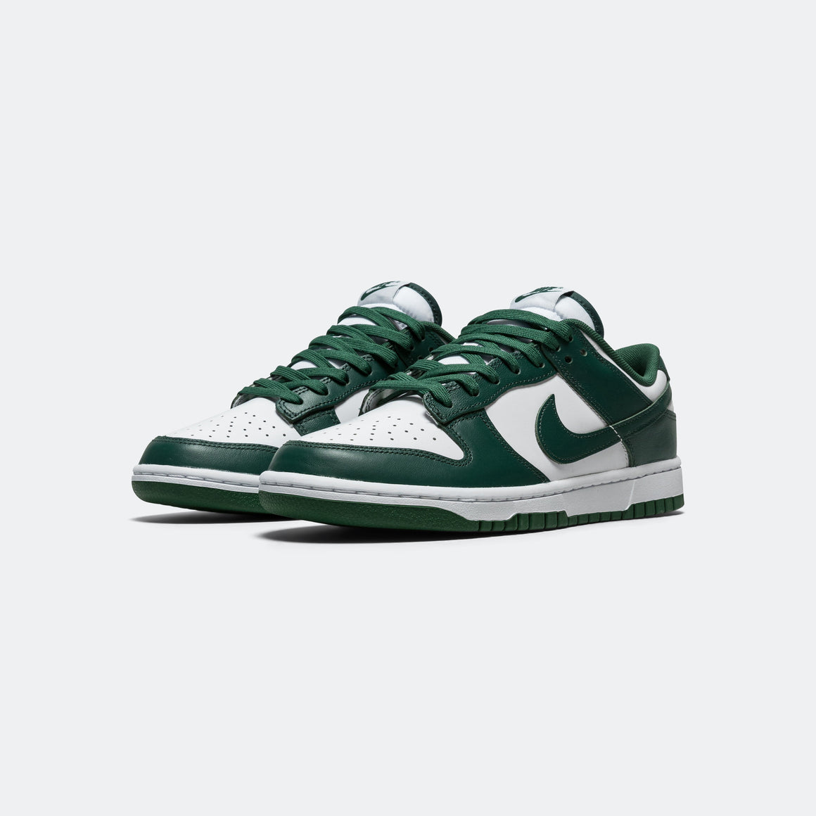 Nike - Dunk Low 'Michigan State' - White/Team Green-White-Total Orange - UP THERE