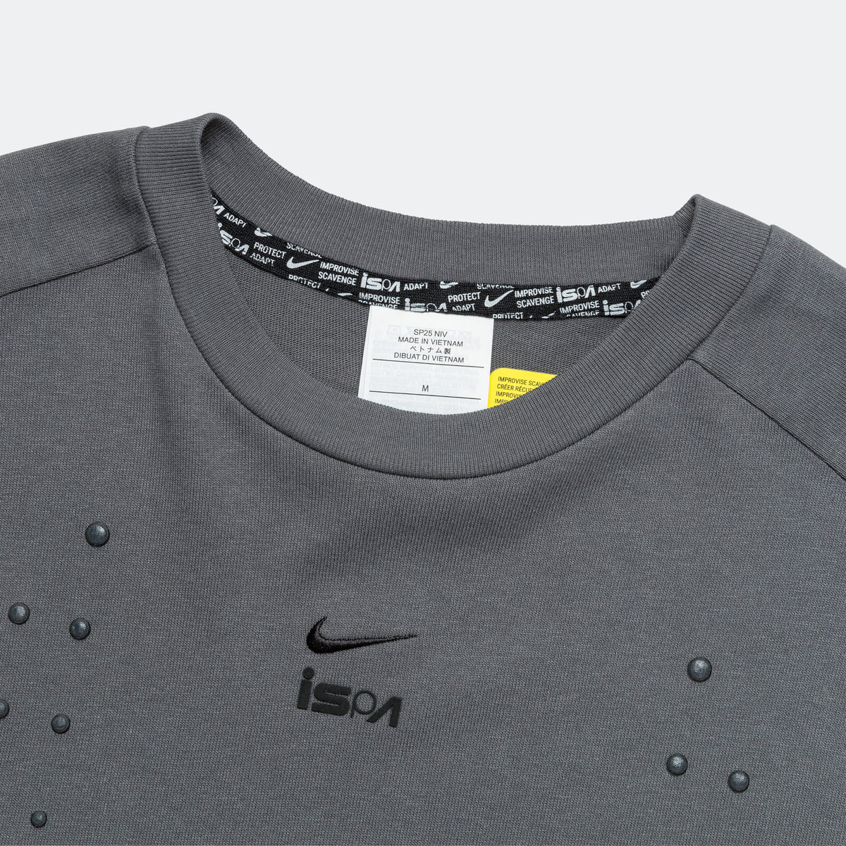 NIKE ISPA PRTCT SNSE LS TEE GERY L NIKE ISPA PRTCT SNSE LS TEE GERY L