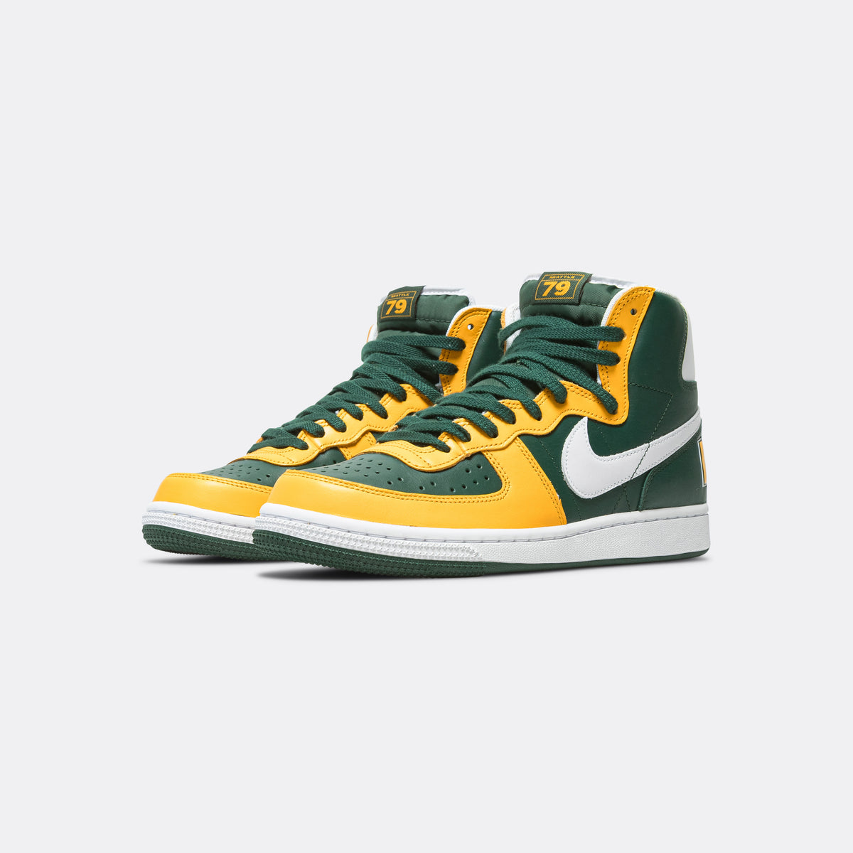 シューズ(男性用) TerminatorHigh Black Forest and Del Sol Nike Terminator High - Black Forest/White-Del Sol | UP THERE