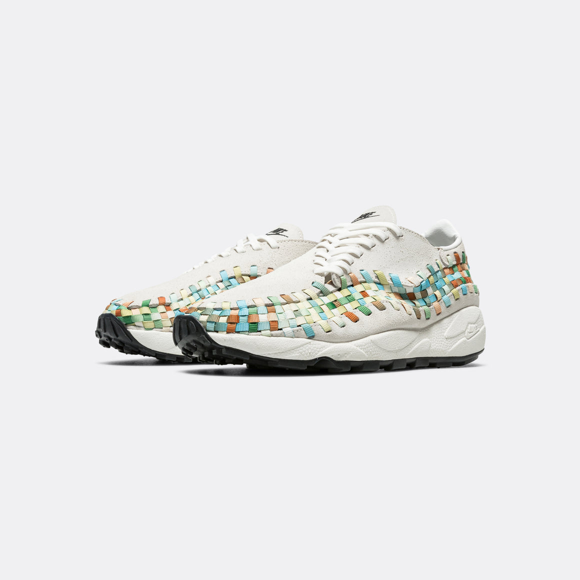 Nike - Womens Air Footscape Woven - Summit White/Black-Sail-Multi-Colour - UP THERE