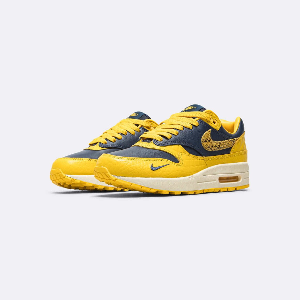 Nike - Womens Air Max 1 PRM - Midnight Navy/Varsity Maize-Natural - UP THERE