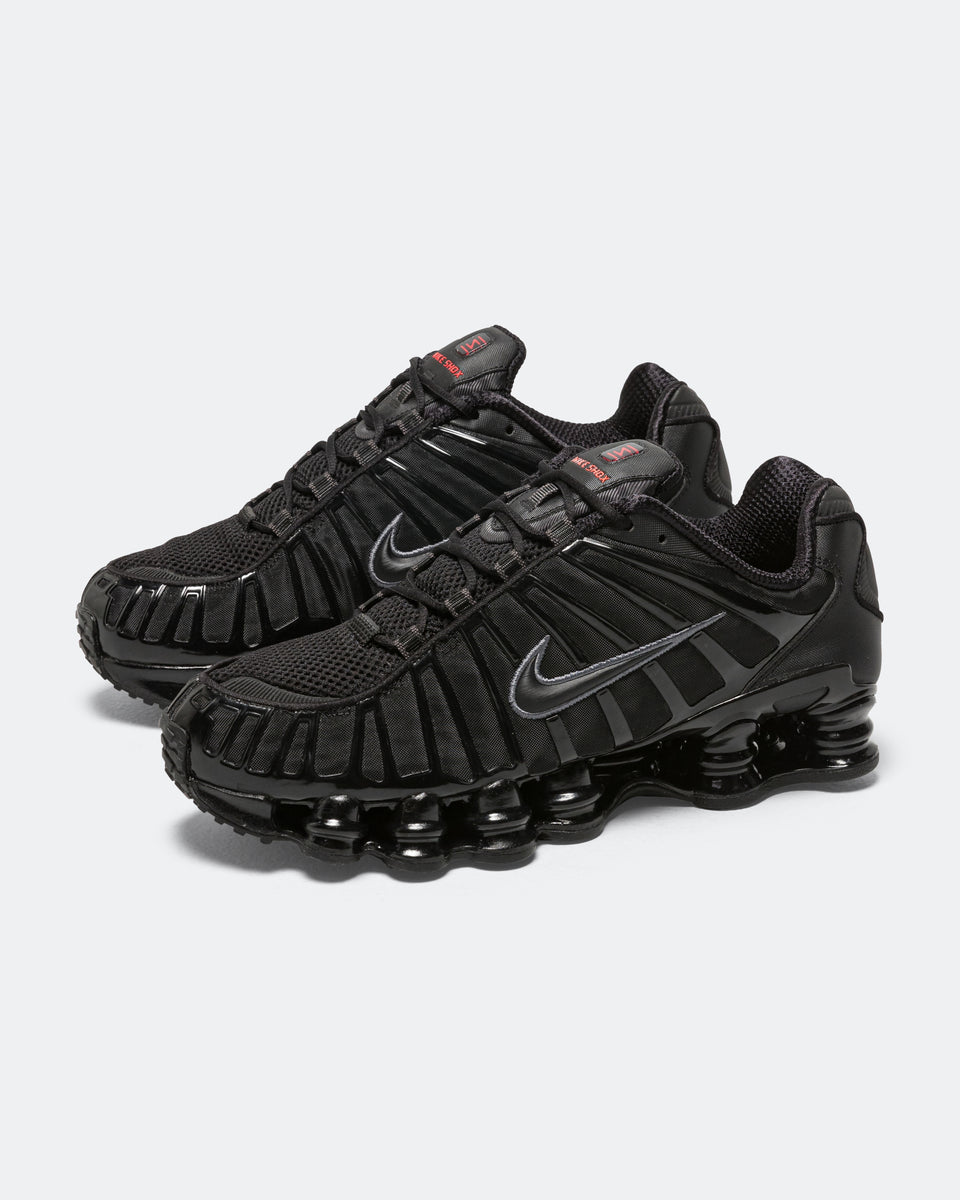 Nike Womens Shox TL - Black/Black-Metallic Hematite | UP THERE