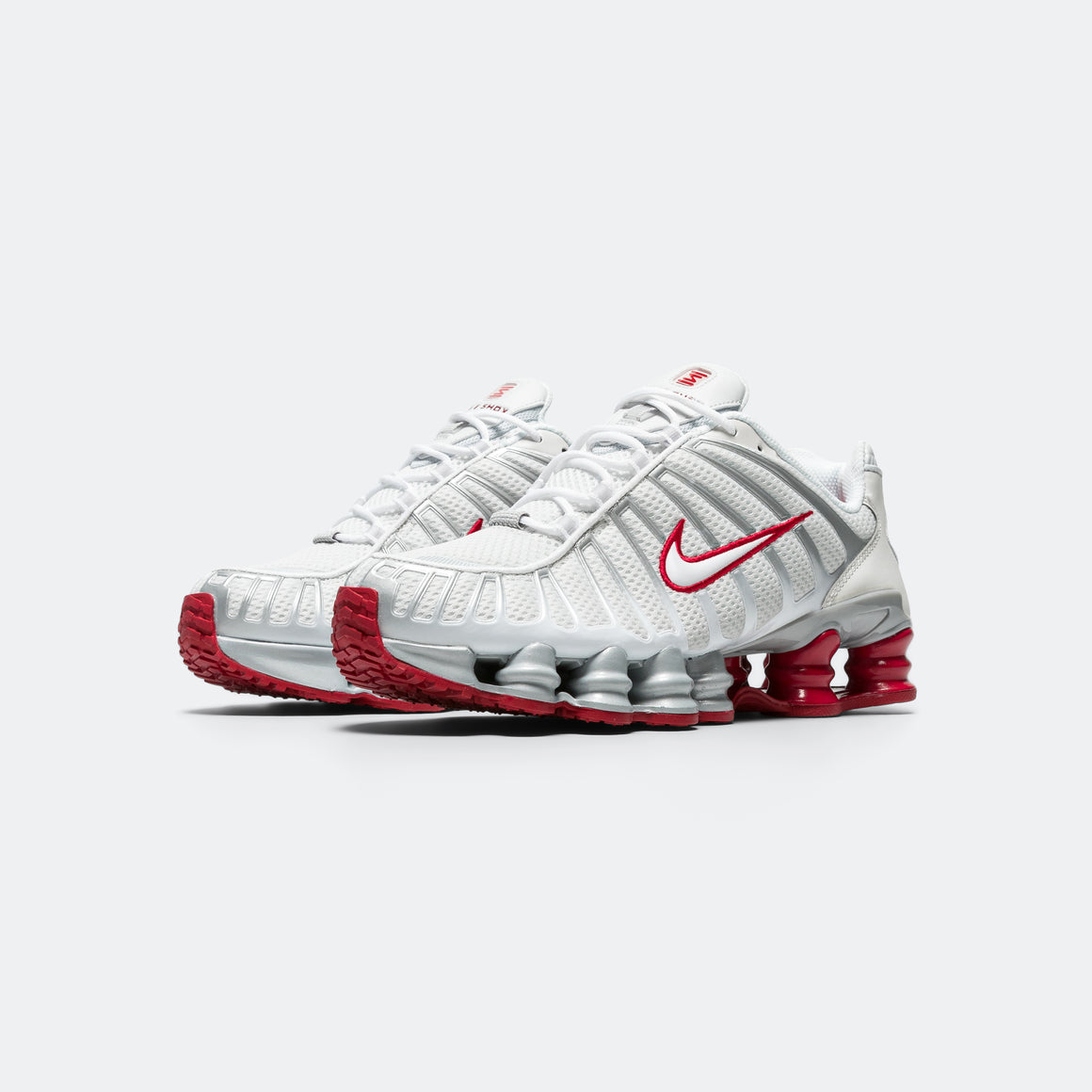 Nike - Womens Shox TL - Platinum Tint/White-Gym Red - UP THERE