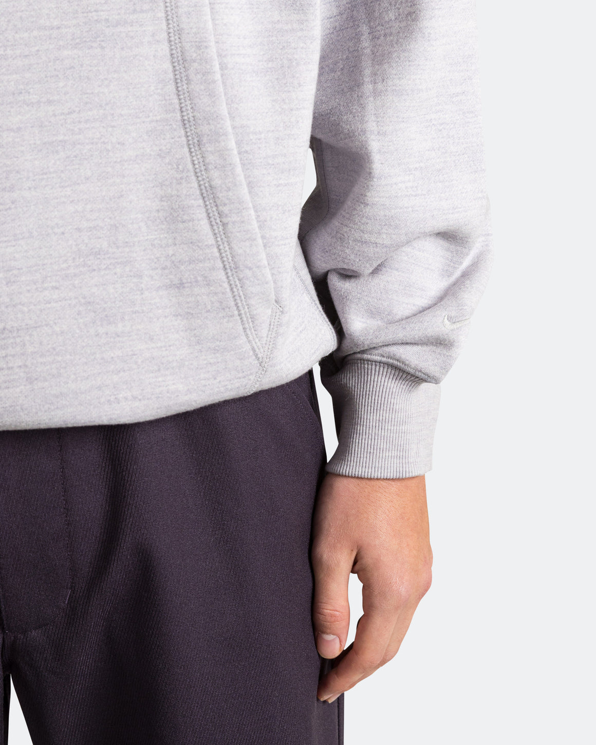 Nike - Wool Classics Hoodie - Matte Silver/Heather Grey - UP THERE