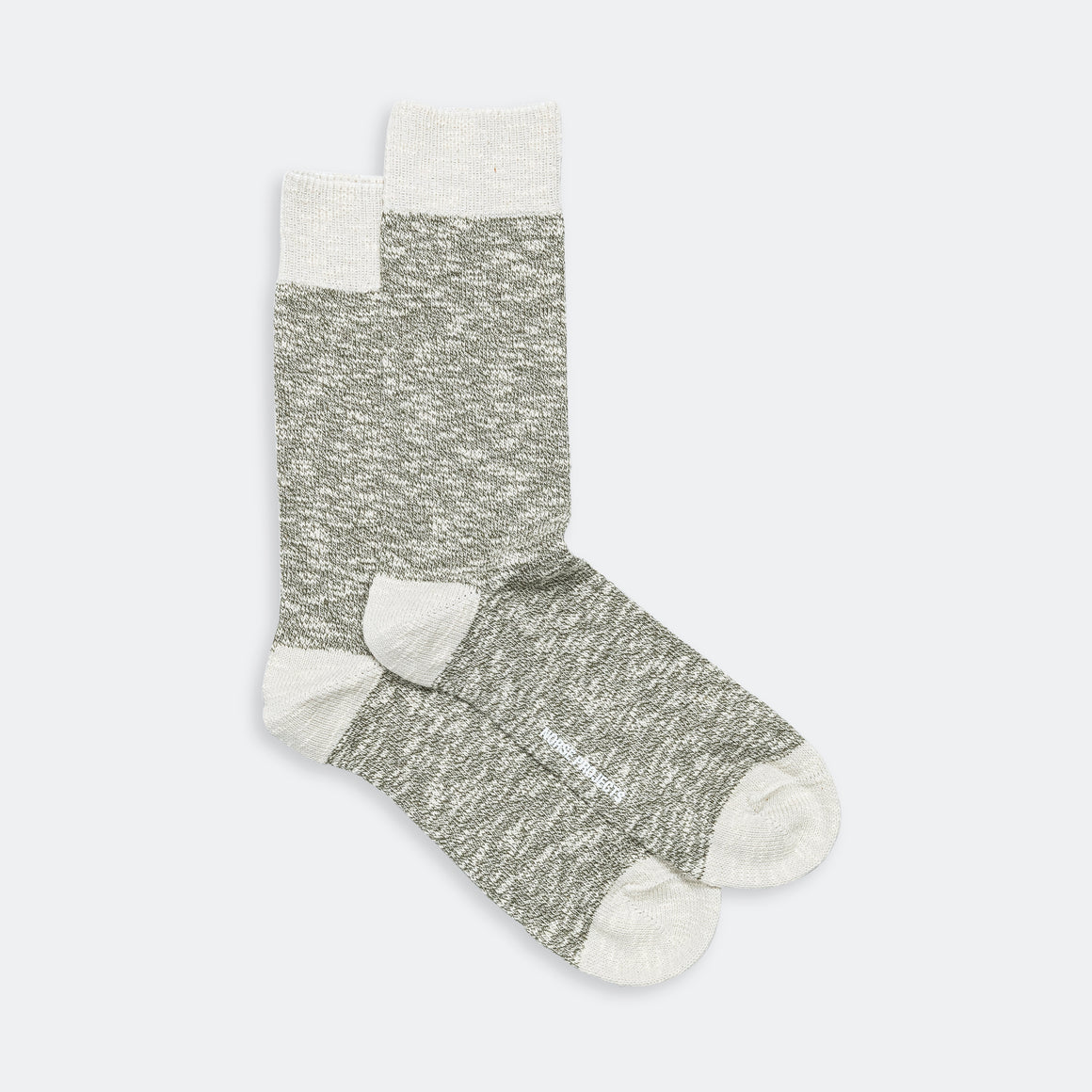 Norse Projects - Ebbe Slub Sock - Sediment Green - UP THERE