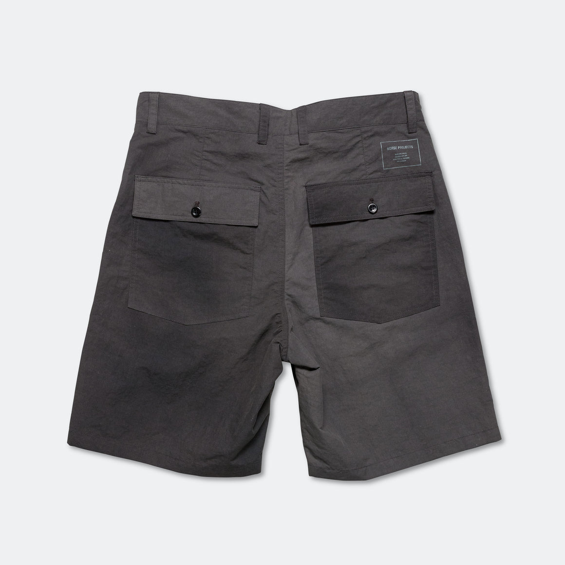 Norse Projects - Lukas Relaxed Wave Dye Shorts - Black - UP THERE