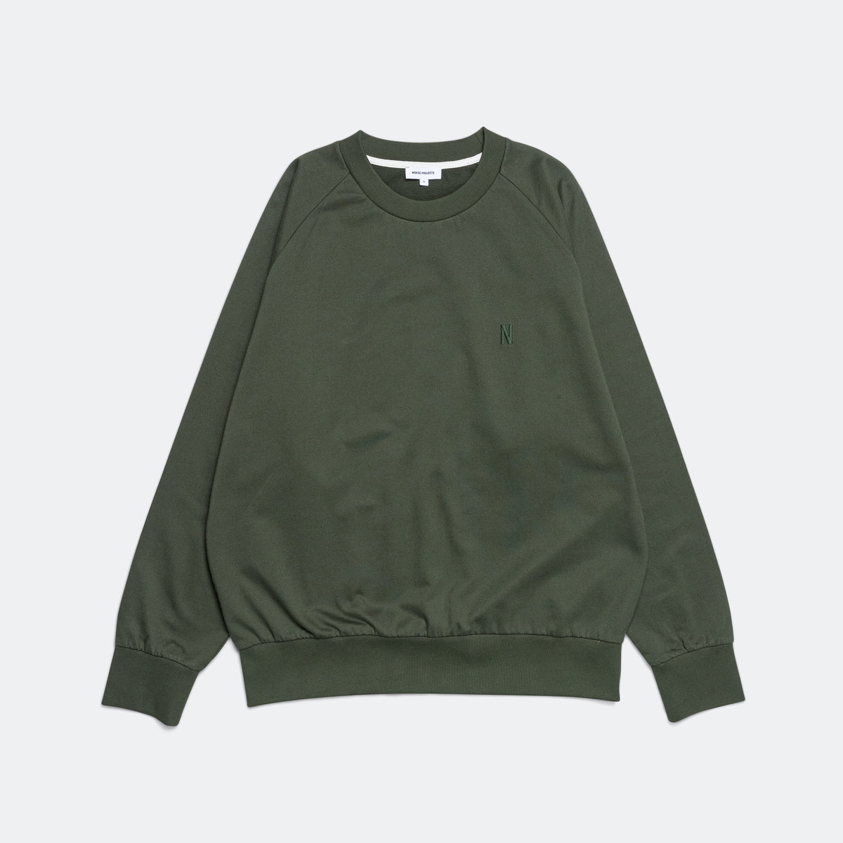 Marten Relaxed Cotton Wool Sweatshirt - Grey Melange