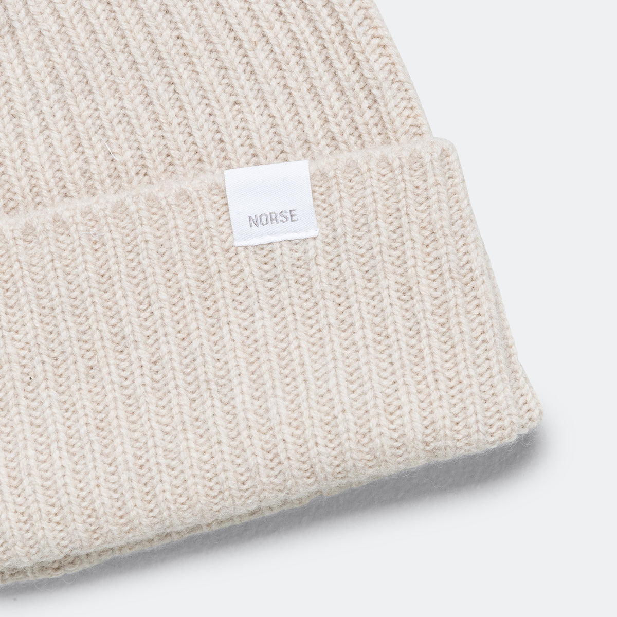 Standard Merino Lambswool Beanie - Oatmeal | UP THERE