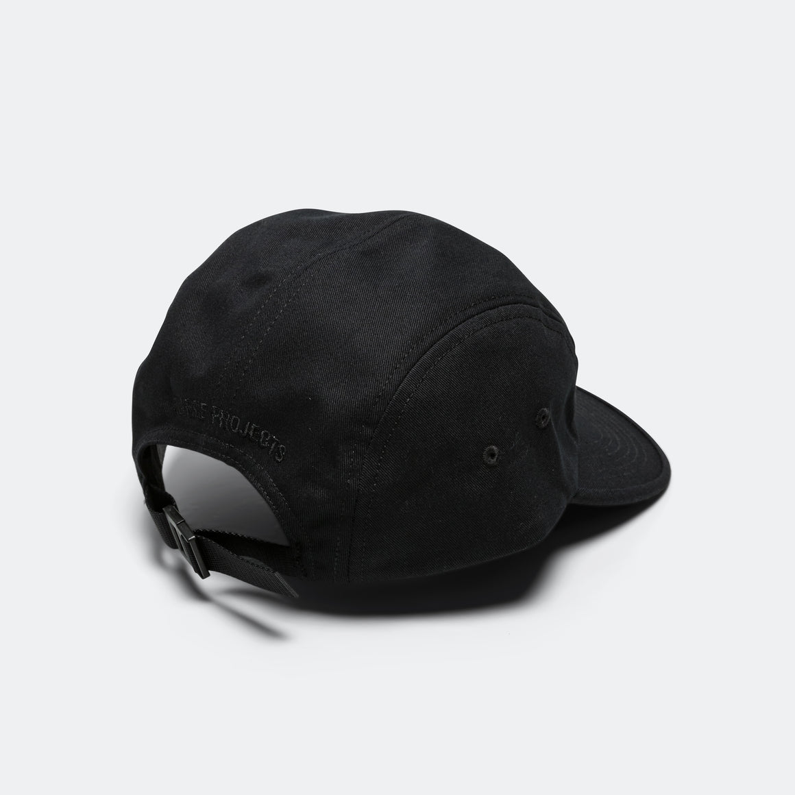 Norse Projects - Twill 5 Panel Cap - Black - UP THERE