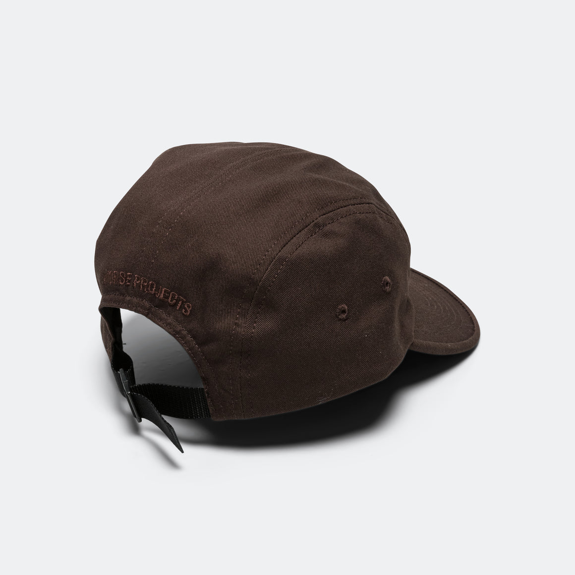 Norse Projects - Twill 5 Panel Cap - Espresso - UP THERE