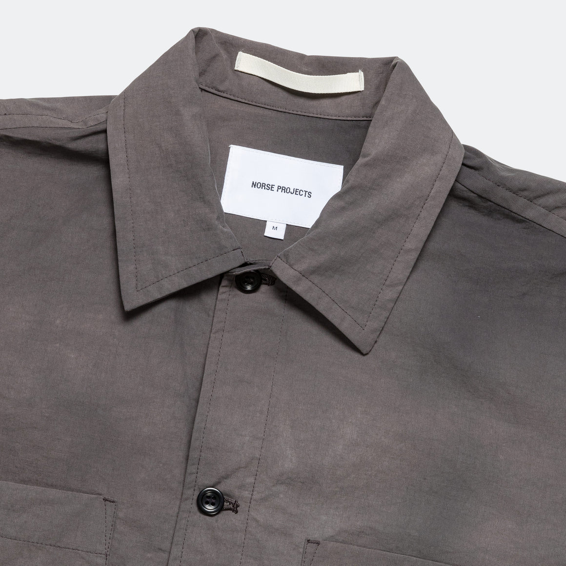 Norse Projects - Ulrik Wave Dye Overshirt - Black - UP THERE