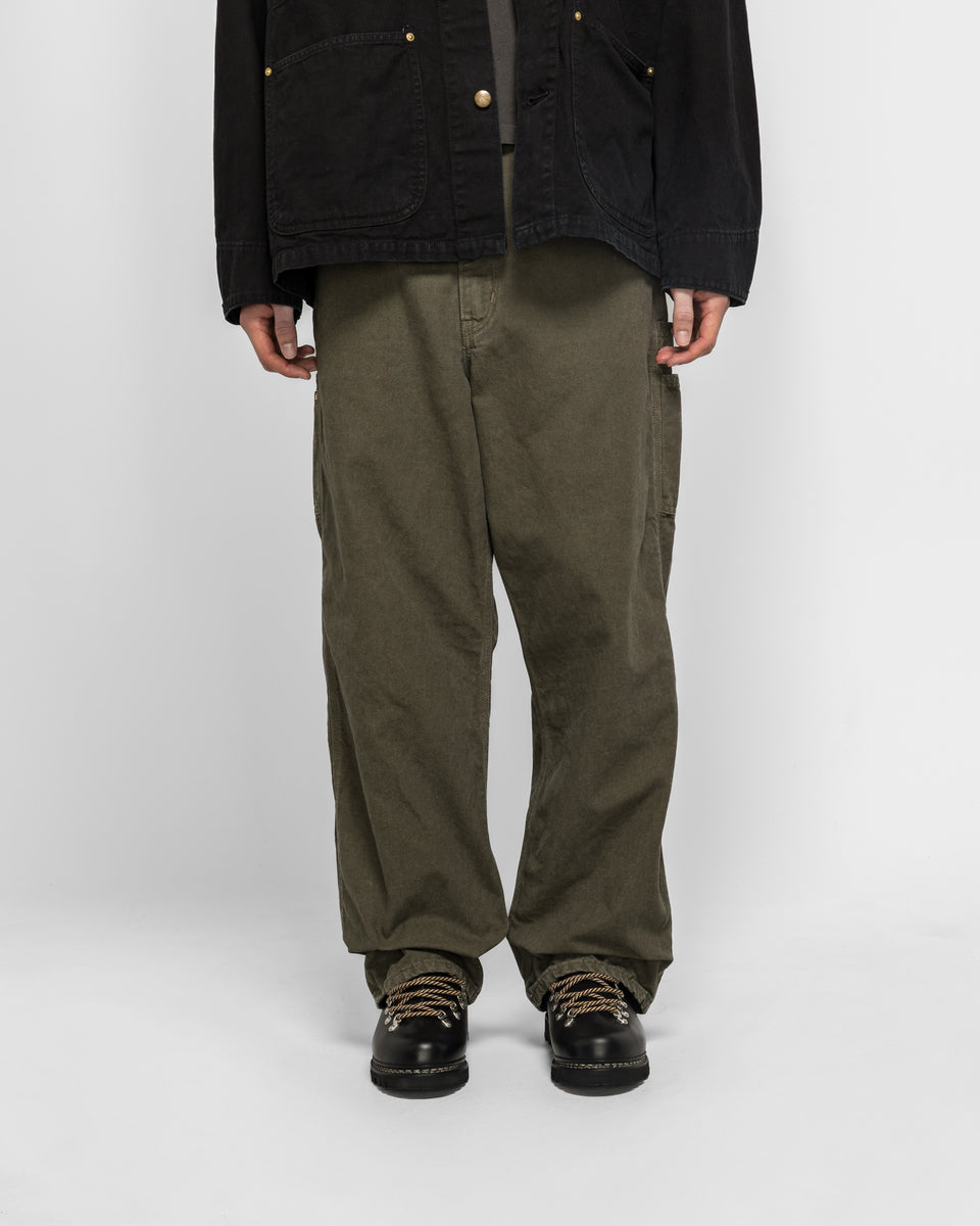 orSlow - Dad's Fit Oxford Painter Pants - Army Green | UP THERE