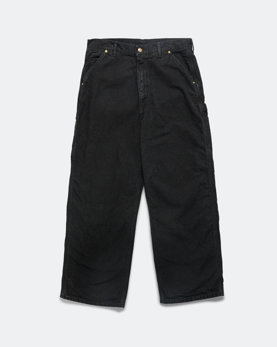 orSlow - Dad's Fit Oxford Painter Pants - Black | UP THERE