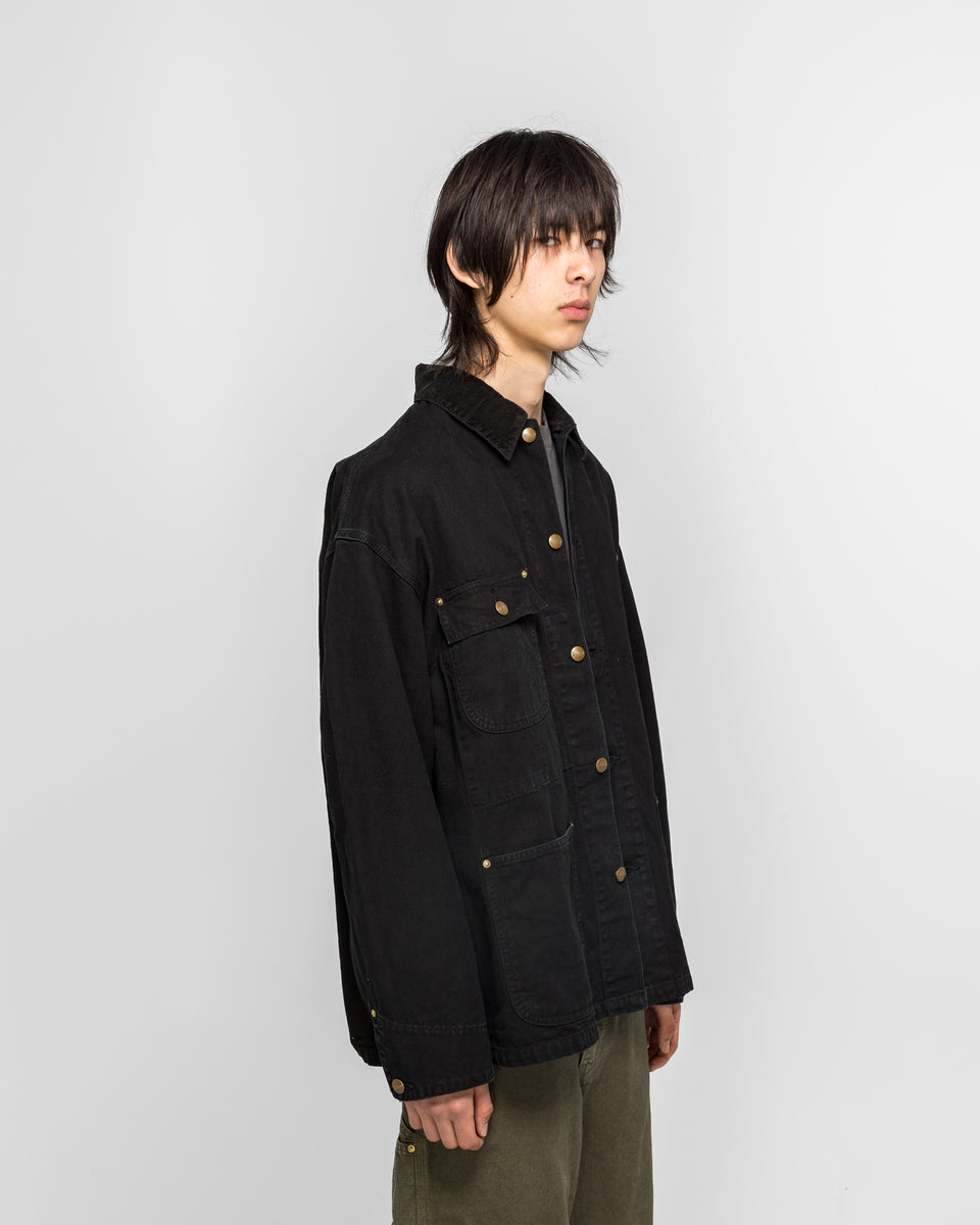 orSlow - Relax Fit Oxford Coverall - Black | UP THERE