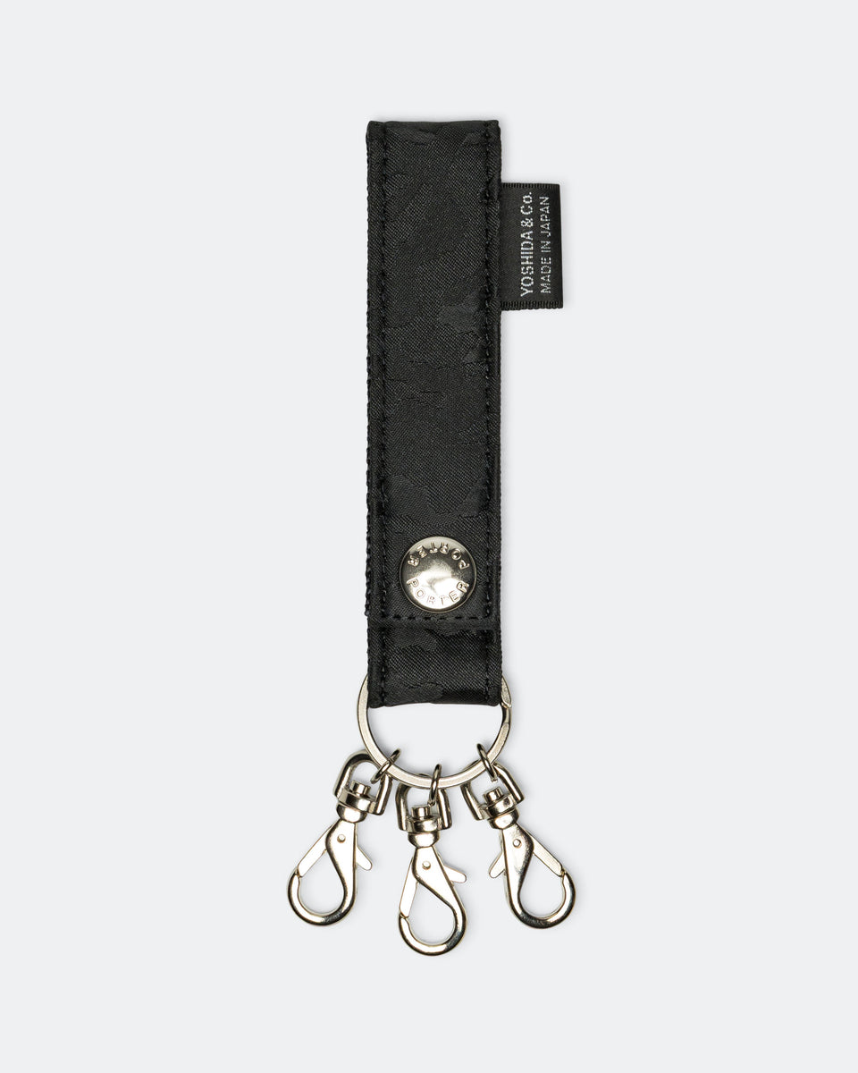 Porter Yoshida & Co - GHILLIE Key Holder - Woodland Camo Black