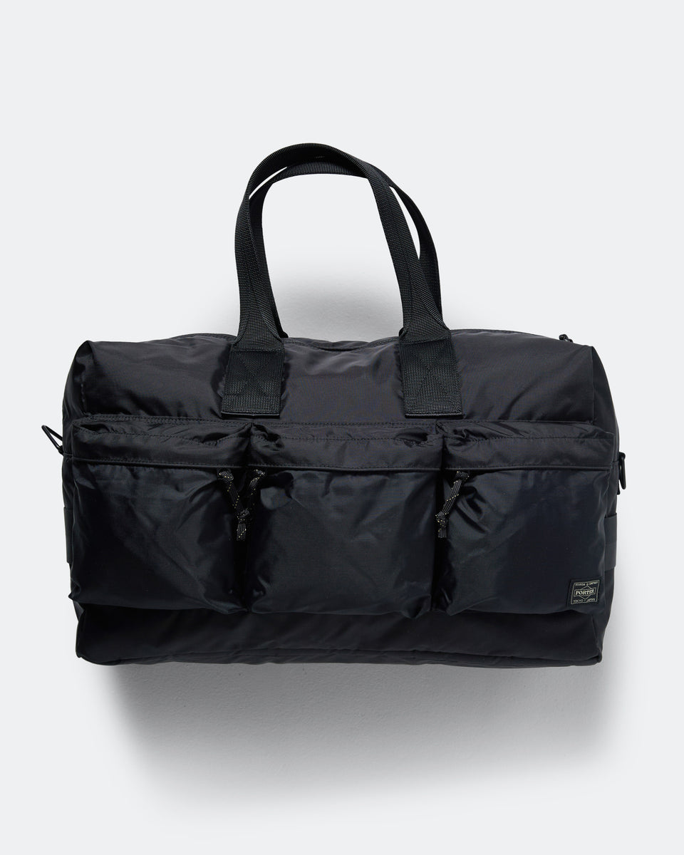 超美品 PORTER FORCE / 2WAY DUFFLE BAG Porter Yoshida & Co - FORCE 2WAY Duffle Bag - Black | UP THERE