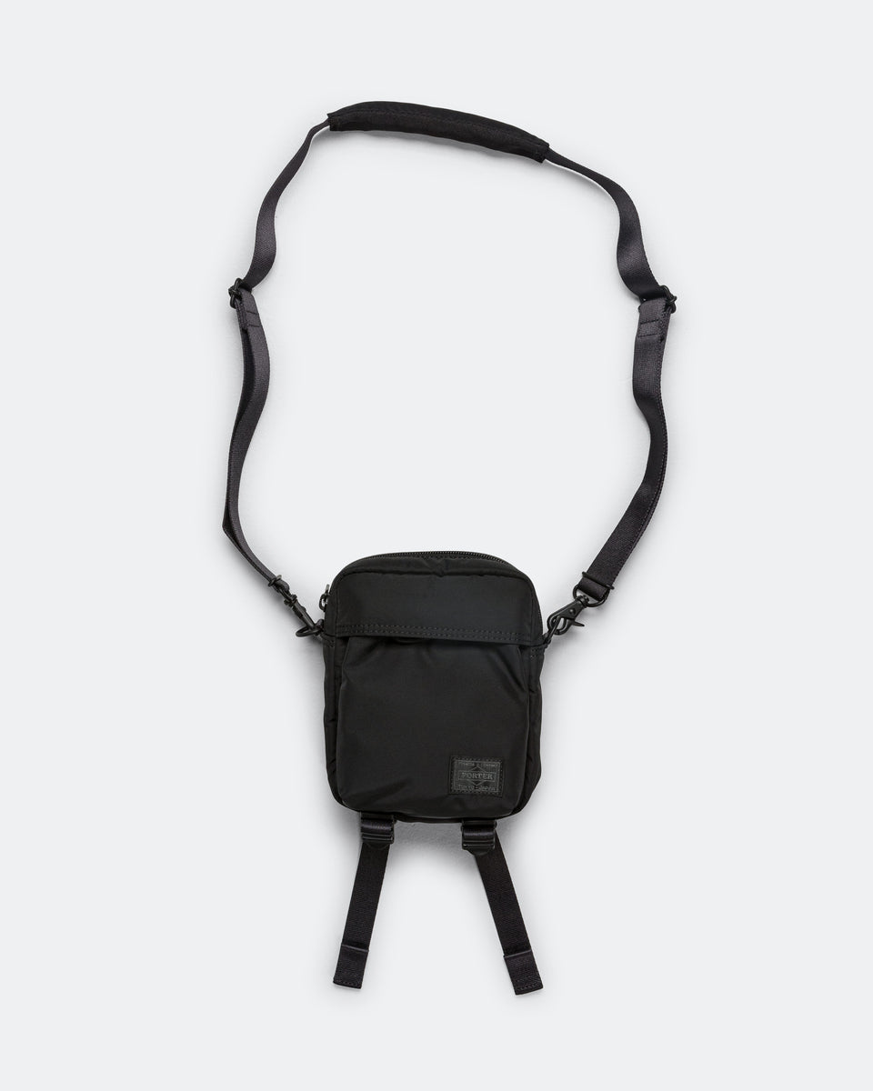 Porter Senses Vertical Shoulder Bag - Black | UP THERE