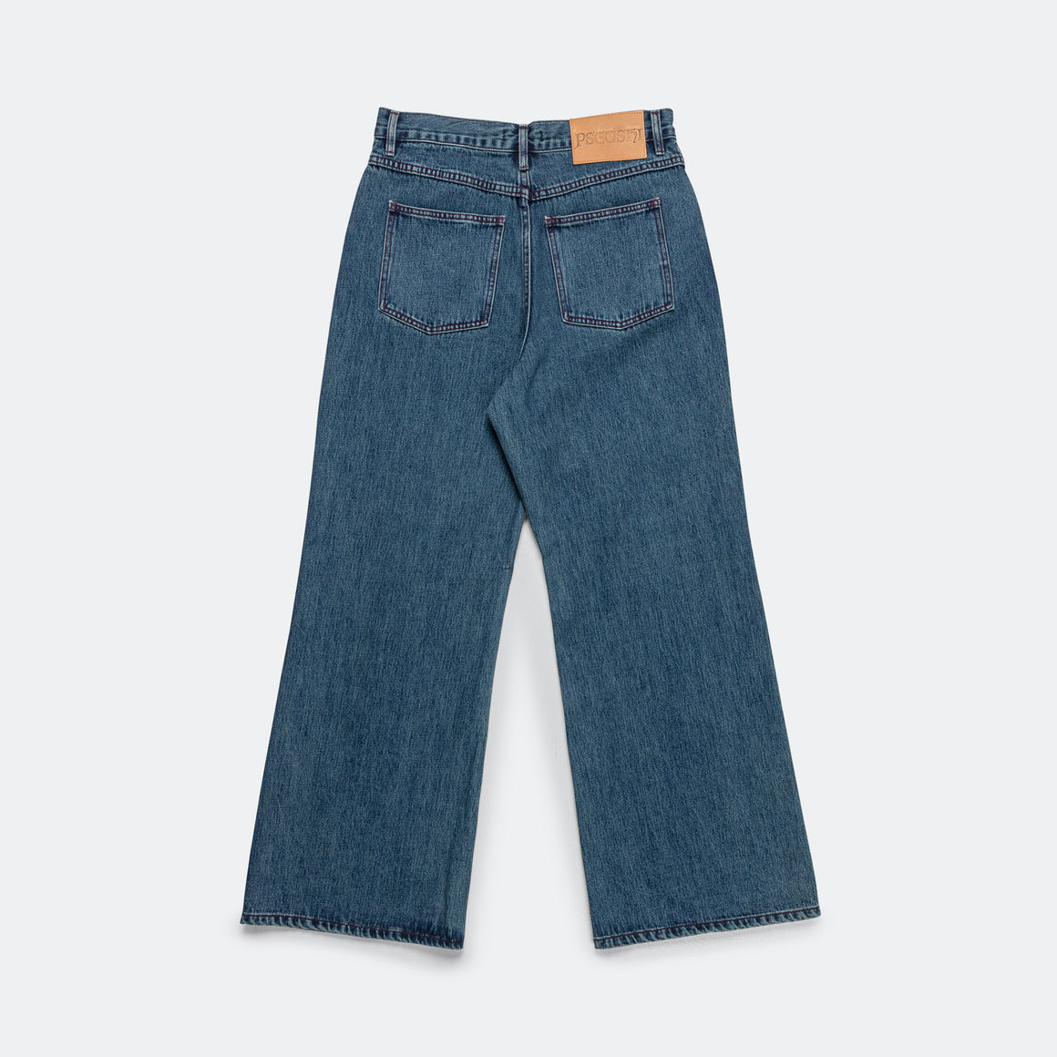 Pseushi - Baggy Jeans - Medium Wash - UP THERE