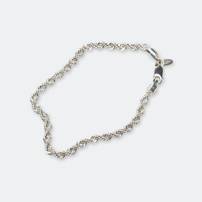 Rope Chain Bracelet - 925 Silver