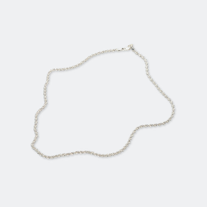 Rope Chain Necklace - 925 Silver