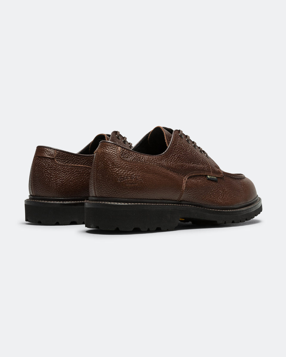 Regal Shoe & Co - U-Tip Derby GORE-TEX - Pebbled Brown Leather