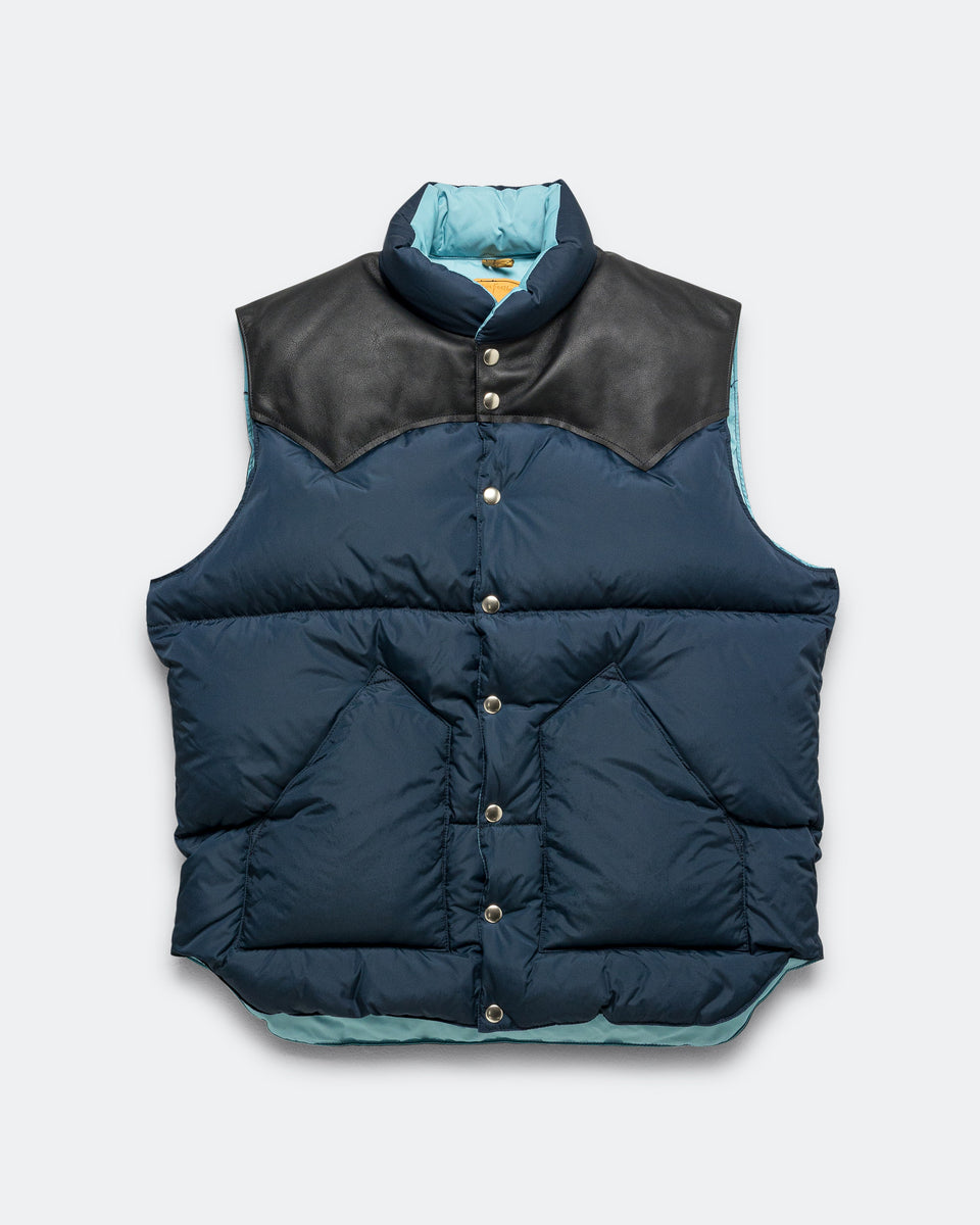 u*c様 Rocky Mountain Featherbed ダウンベスト ネイ Rocky Mountain Featherbed - Down Vest - Dark Navy | UP THERE