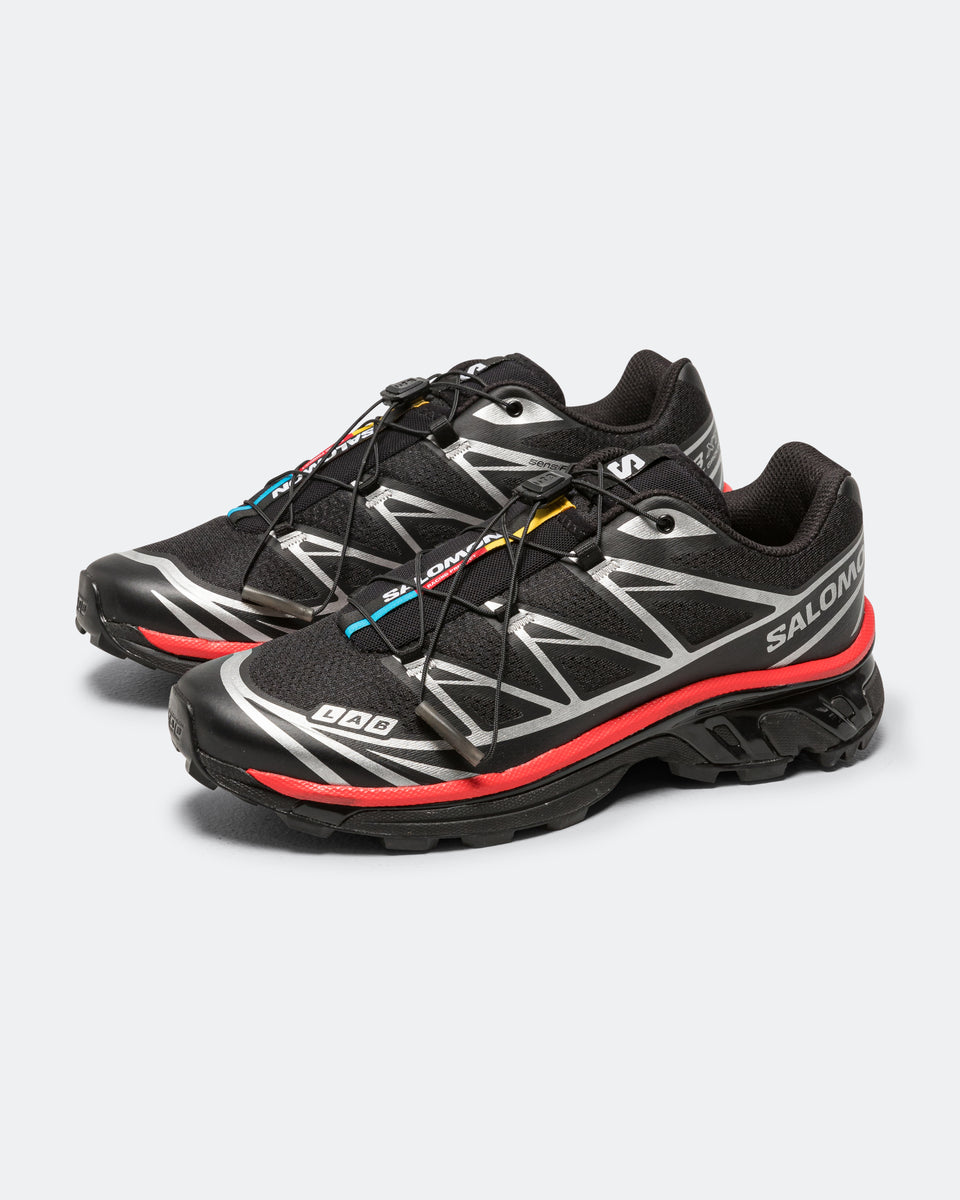 Salomon - XT-6 - Black/Fiery Red-Ftw Silver | UP THERE