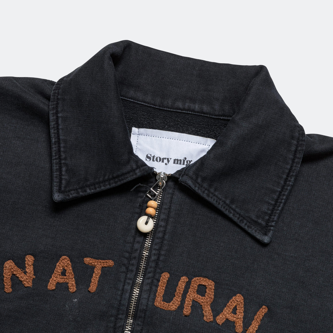 Story mfg. - Geo Pullover - Faded Black - UP THERE