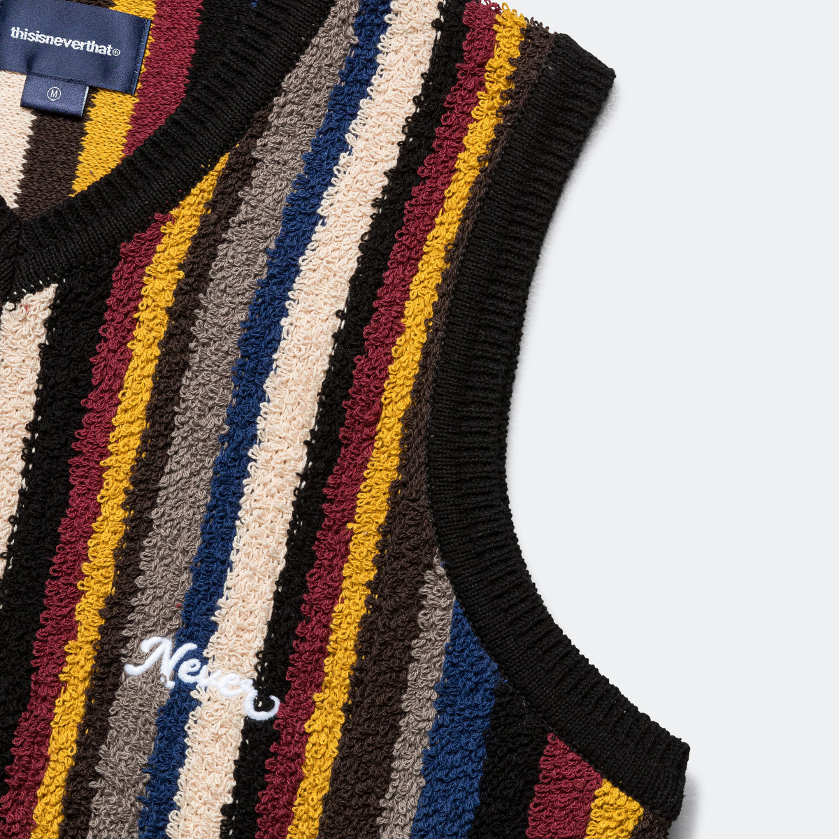 Striped Knitted Vest Womens main image 0
