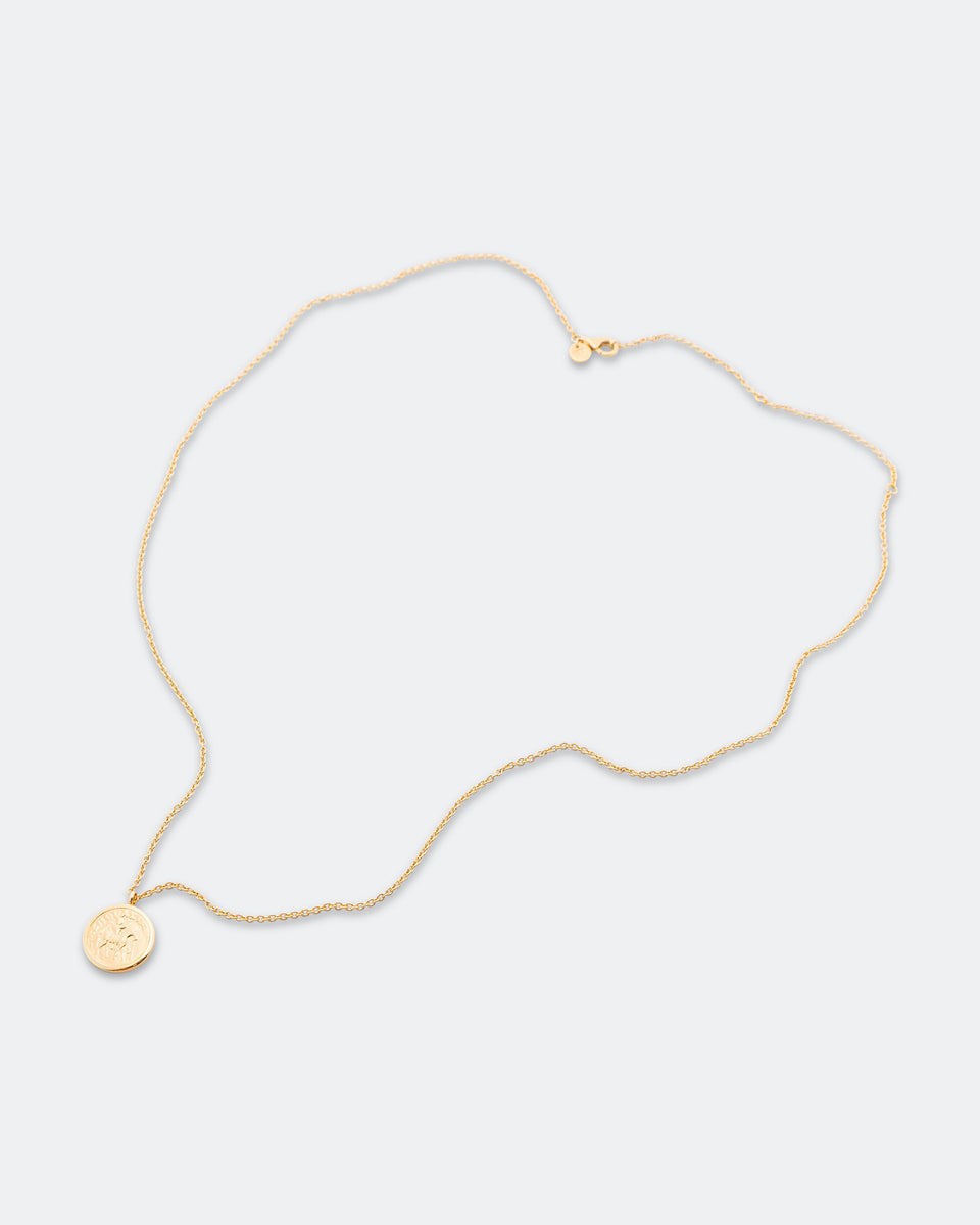 Tom Wood - Coin Pendant - 18K Gold/925 Silver | UP THERE