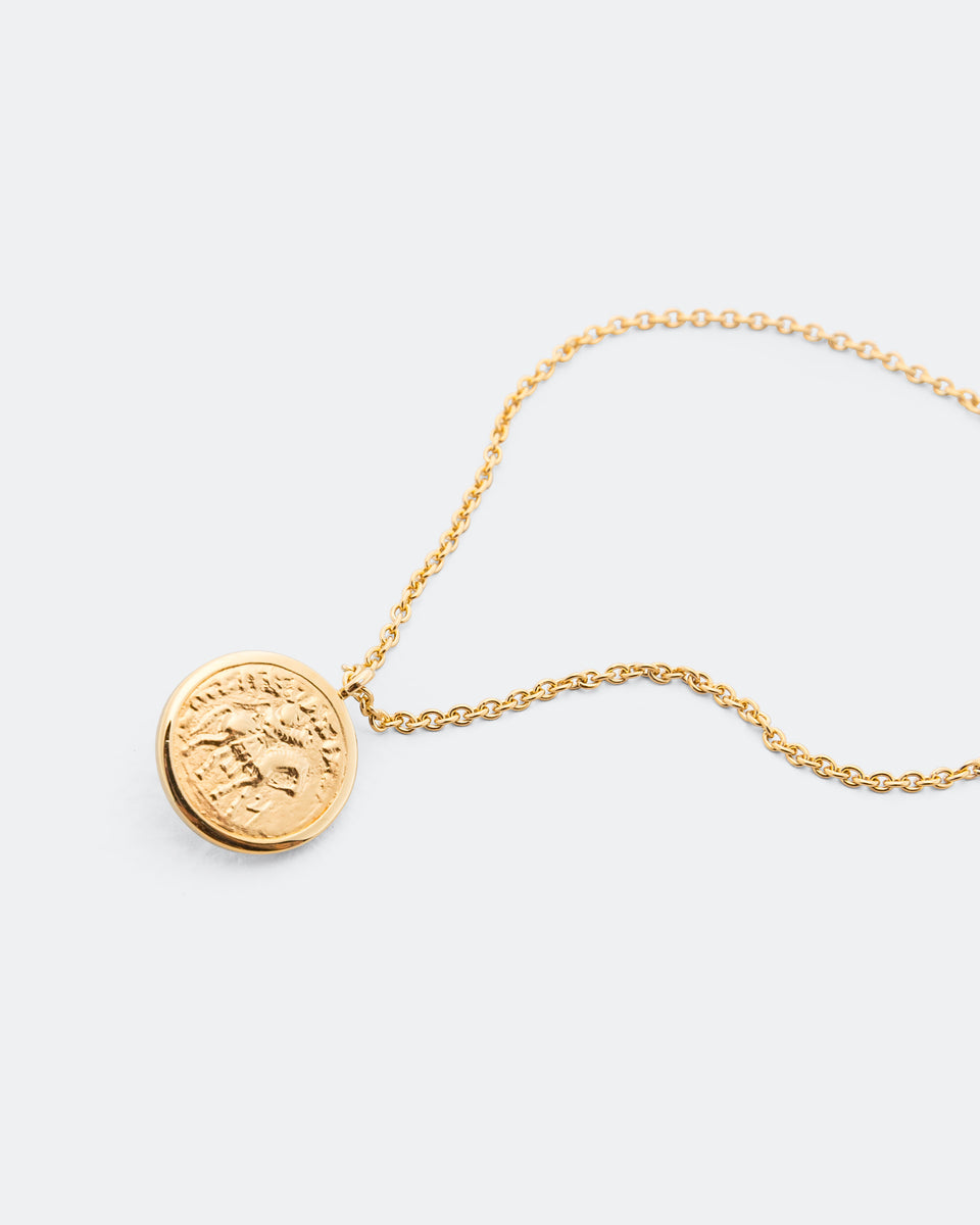 Tom Wood - Coin Pendant - 18K Gold/925 Silver | UP THERE
