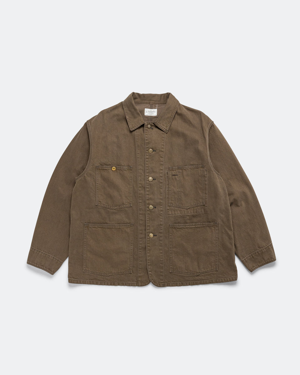 い*き様 Unlikely Chore Jacket Color Denim Unlikely - Chore Jacket Color Denim - Brown Wash | UP THERE