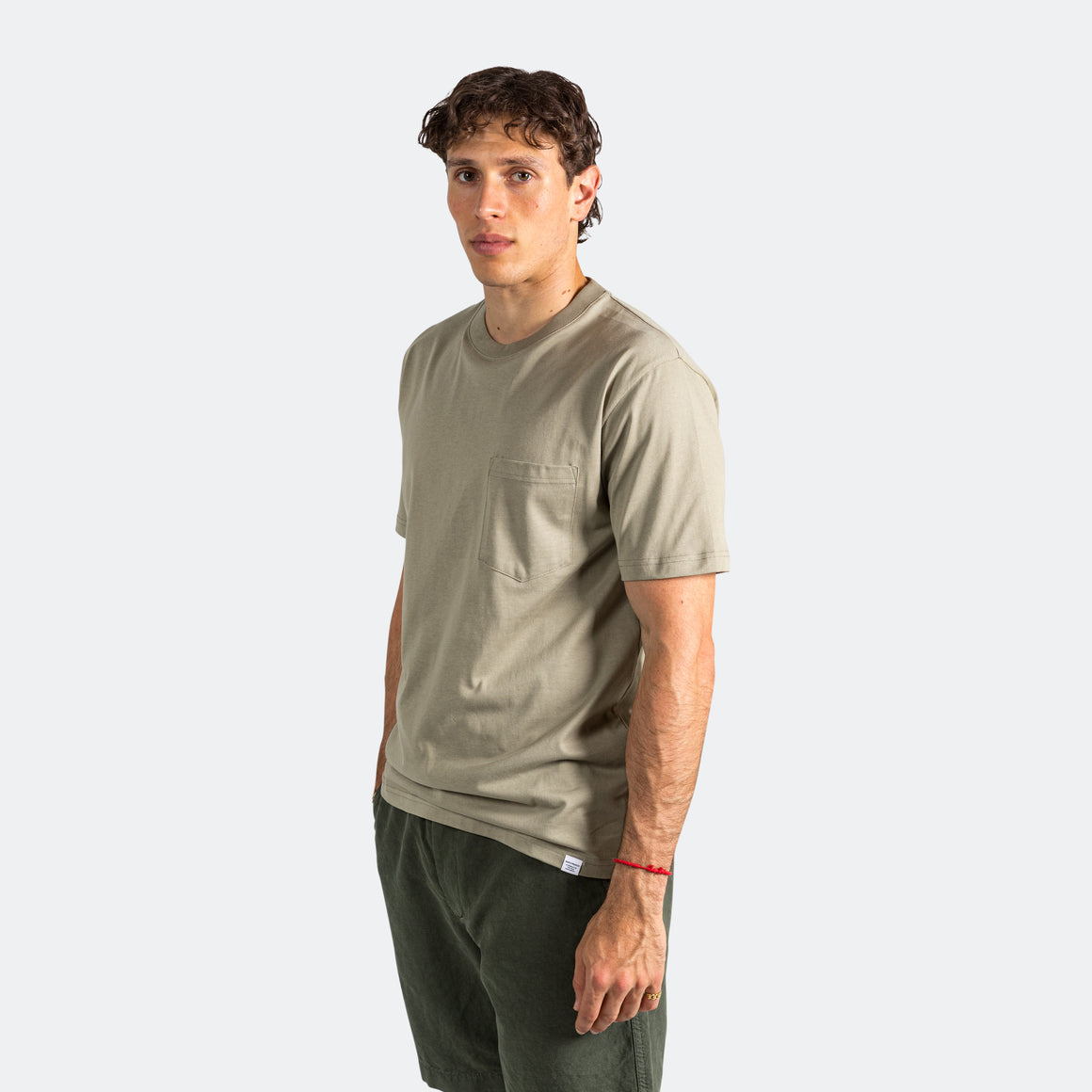 Norse Projects - Johannes Pocket T-Shirt - Clay - UP THERE