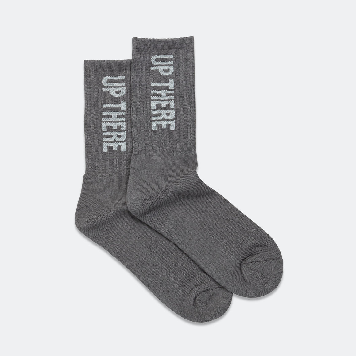 Reflective Logo Socks - Dark Grey