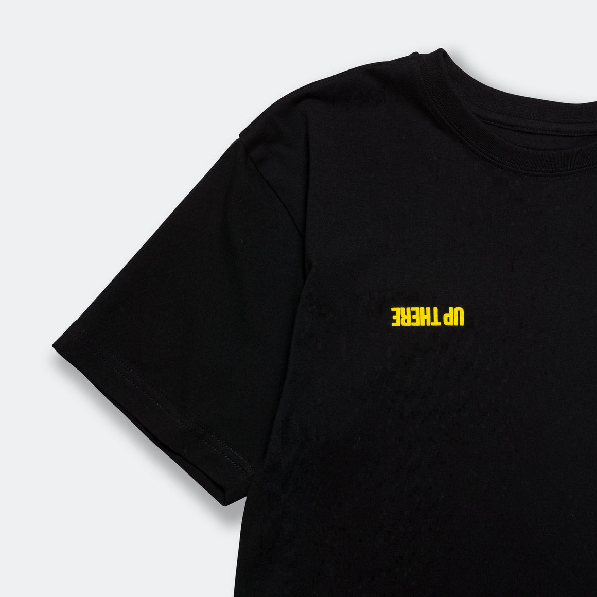 Up There - SS Logo Tee - Black/Yellow - UP THERE